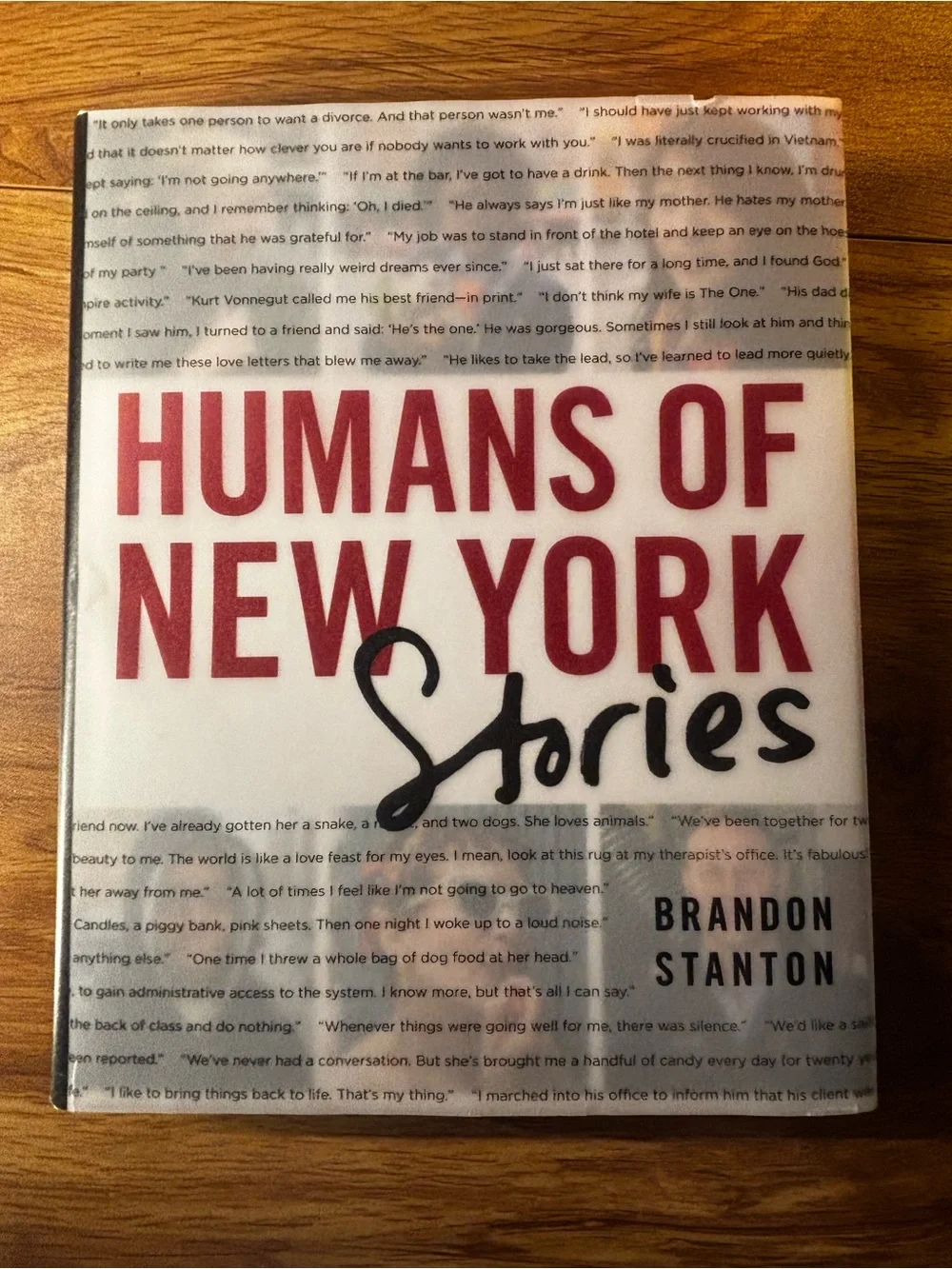 Humans of New York Stories - White & Red Hardcover